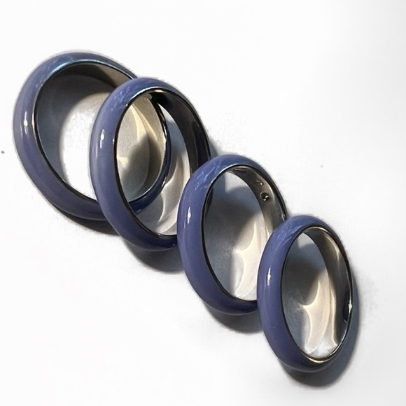 Kate Spade Candy Drops Ring Blue 4 pc. Set - Picture 6 of 6